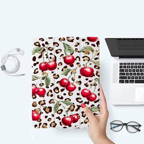 Étui iPad Air 13 M3 imprimé léopard avec porte-crayon et dos transparent - 7