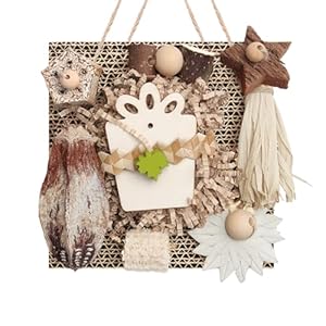 Kyouki Bird Toys, Parakeet Toys, Parrot Toy, Conure Hanging Chewable Cardboard Foraging Suitable for Budgies, Cockatiels, Lovebirds, Sun Conures – and Other Small/Medium Parrots (Medium)