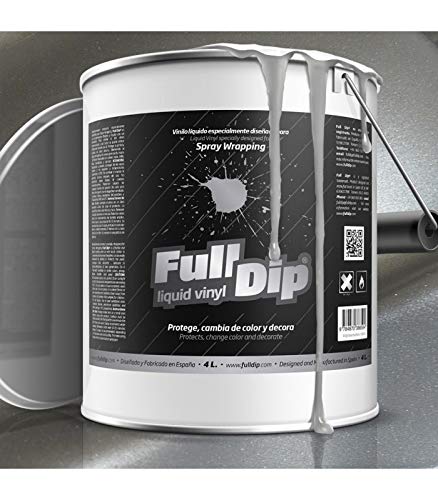 HABILL-AUTO Vernice elastomerica spray Full Dip 4L - Finitura in alluminio metallizzato