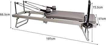 Amazon.co.jp: 折りたたみ式ピラティス リフォーマー、ピラティス