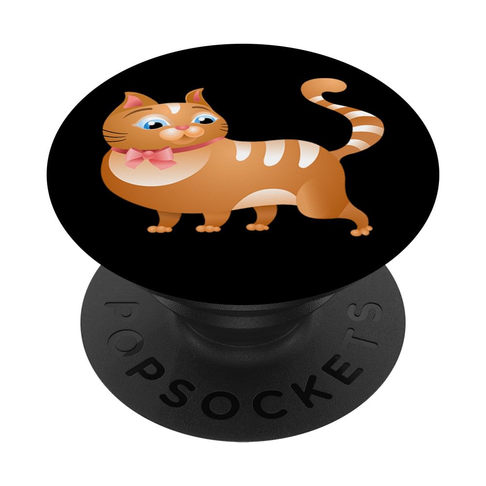 Pop Socket Gattino Carino | Presa Per Telefono | Adesivo Rimovibile | Regalo Per Amanti Dei Gatti