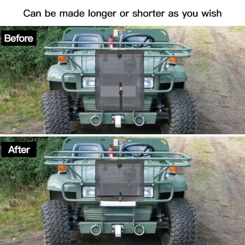 Image of UTV ATV Trash Sack, sxs car Trash Bag, Off Road mesh Trash Storage Bag, PVC Trash Bag Organizer for Universal Accessories Compatible with Polaris RZR, Can-Am, Pioneer, Golf Cart(Large)