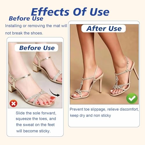 6 pares de plantillas para tacones altos para mujer miniatura 5
