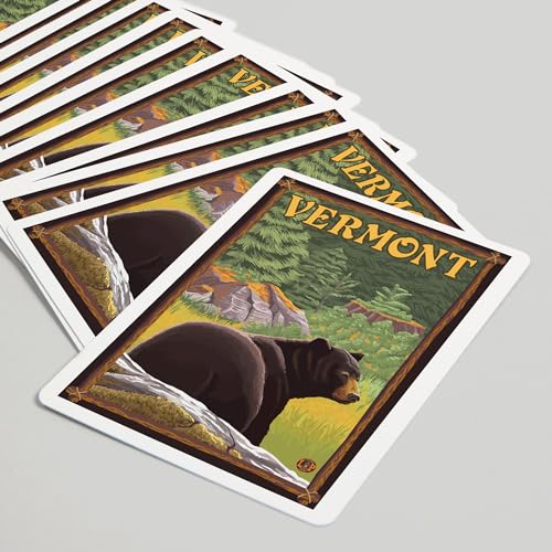 52 Cartas de Póker Vermont Black Bear en Bosque miniatura 5