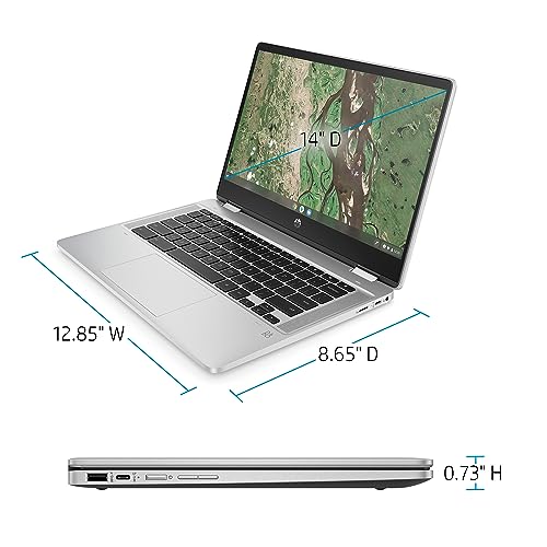 Hp CHROMEBOOK X360 14A X360 14B 14 Inch Hd 2-In-1 Touchscreen (Intel Celeron N4500, 4Gb Ram, 64Gb Emmc, Stylus, Webcam) Flip Convertible Home & Education Laptop thumb #5