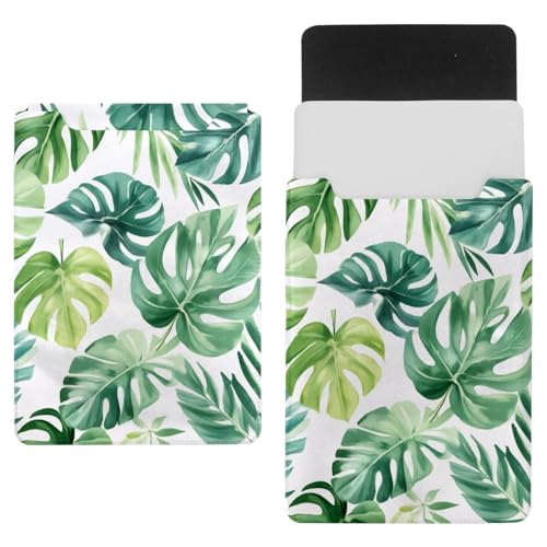 Housse pour ordinateur portable 35,1 x 25,9 cm motif feuilles