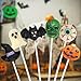 Halloween Lollipops 12 Count Individually Wrapped Dye-Free Suckers, Spooky Themed Shapes - Fun Halloween Novelty Candy For Trick-or-Treat, Classroom Parties, and Kids’ Favors