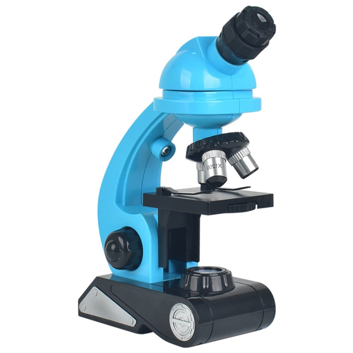 Microscopio Biológico LED 1200X Para Estudiantes – Kit Educativo Con Maletín