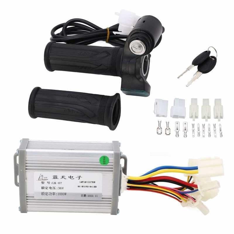 Centralina Monopattino Elettrico E-bike 12V 24V 36V 48V 250W 350W 500W 800W 1000W Controller motore Twist Throttle Lock Keys Accessori scooter elettrico