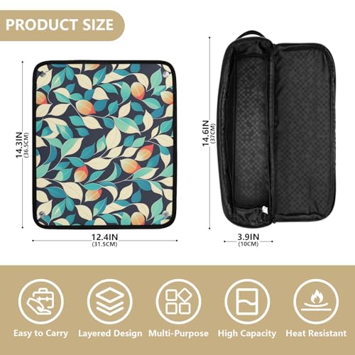 Bolso organizador para herramientas de cabello resistente al calor miniatura 4
