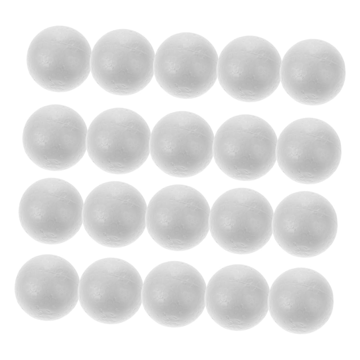 Boules de mousse contre le manque d'inspiration créative, sphères polystyrène pour décors de fête