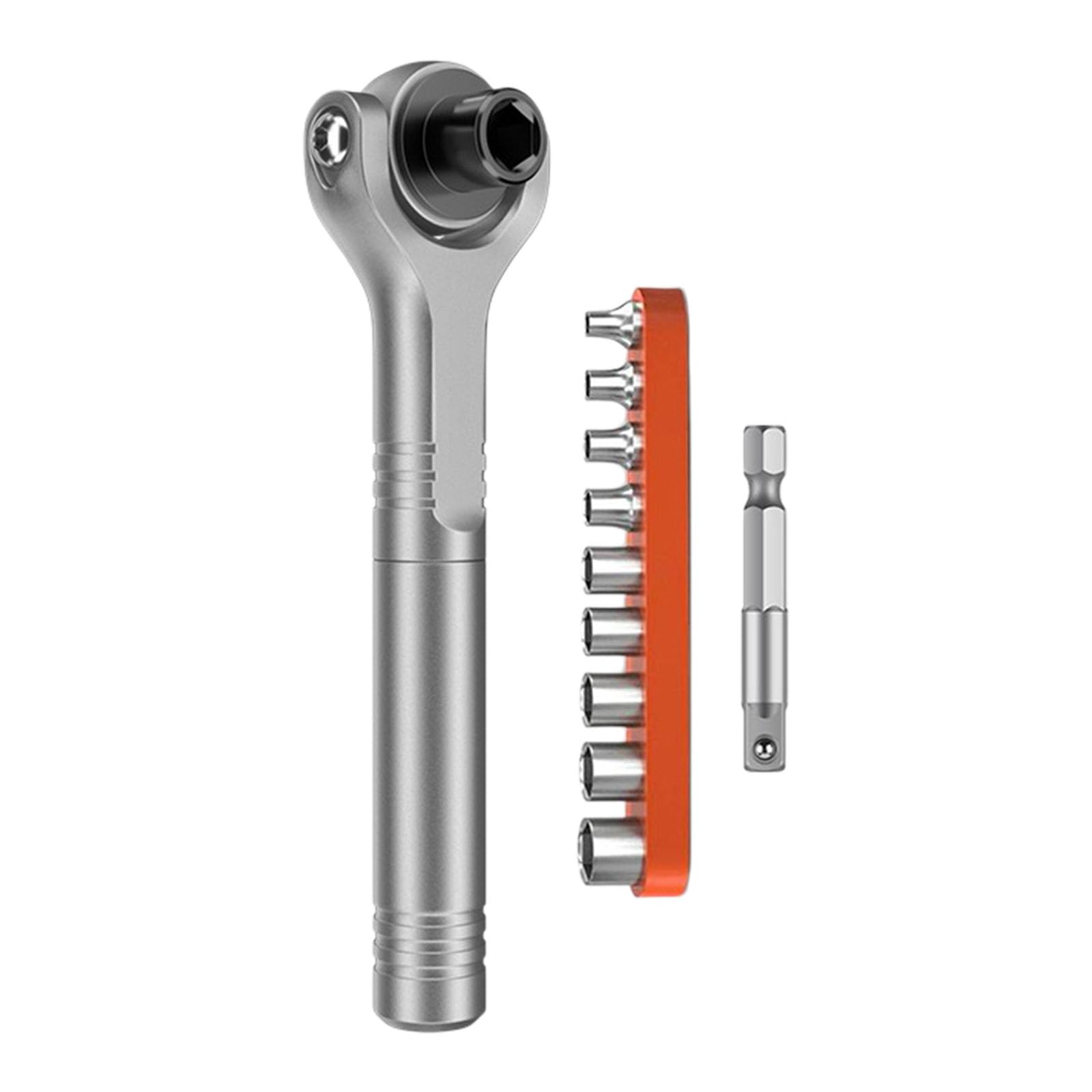 WEILWH Ratcheting Wrench Set With Flexible 180°Swivel Head And Quick Forward and Reverse For Tight Space Auto Repair