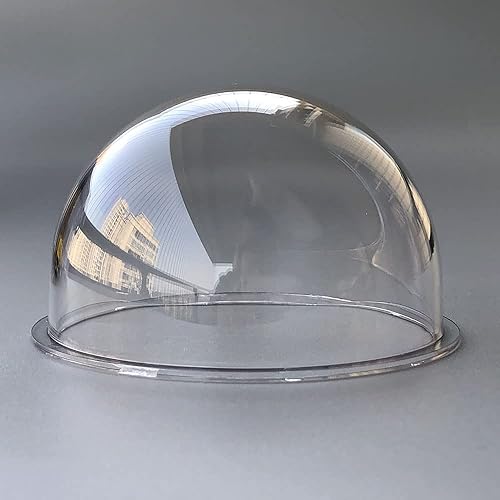 Miniatura 9 de 4.3 pulgadas al aire libre impermeable policarbonato PC cubierta de bola transparente de vigilancia aumentada cámara CCTV cúpula carcasa protectora