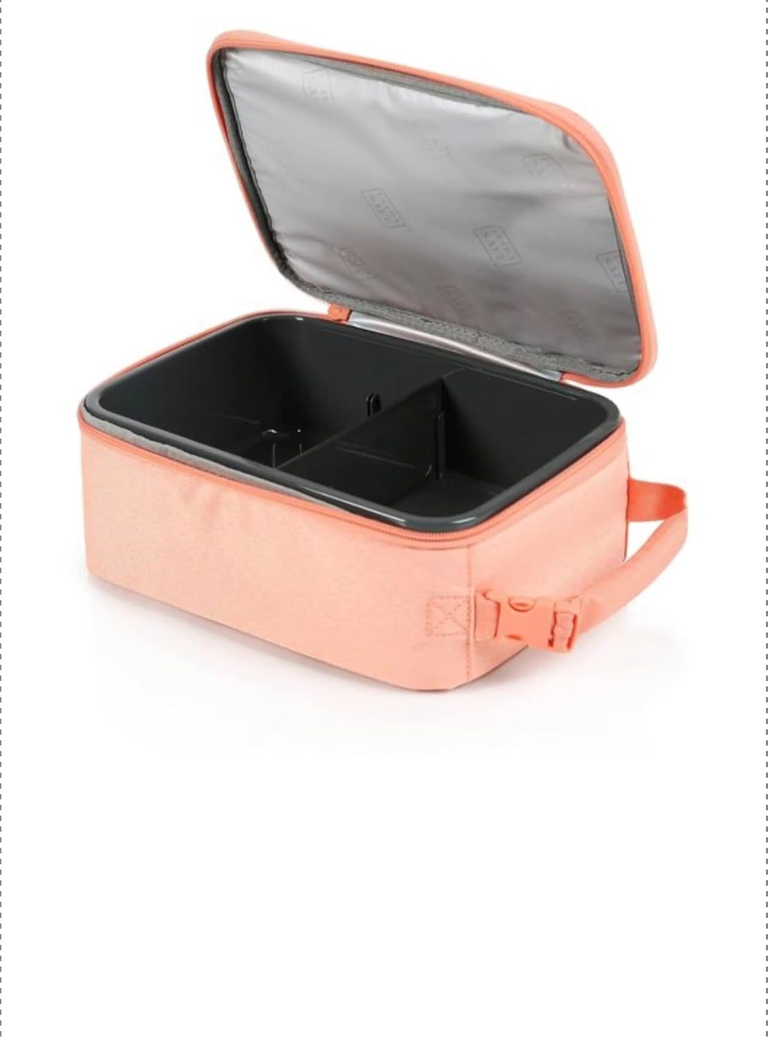 Fulton Bag Co. Thermal Insulated Zippered Lunch Bag Box (Upright) Hardbody Sturdy (Cantaloupe)