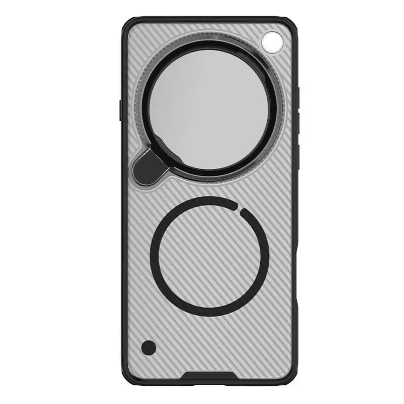 Image of Nillkin Case for Oppo Find X9 Ultra (6.82 inch Inch) CamShield Prop Magnetic Flip Style Transparent Lens Camera Protect Mobile Holder TPU + PC Transparent Black Color