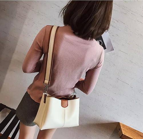 Image of Women's Brown Handbag - Stylish PU Leather Sling & Shoulder Bag with Adjustable Strap | Elegant Daily Office & Casual Tote Bag