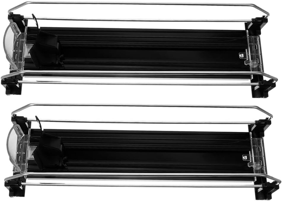 Gatuida Fridge Soda Can Dispenser Automatic Pusher Easy Install Mini Soda Can Organizer