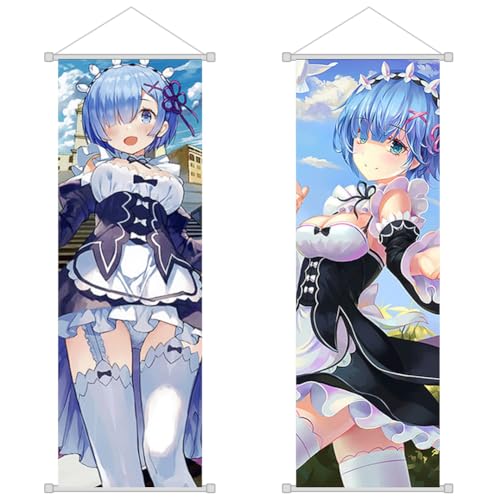 FCXVXCL Anime Scroll Poster - Wand Leinwand Dekoration für Wohnzimmer und...