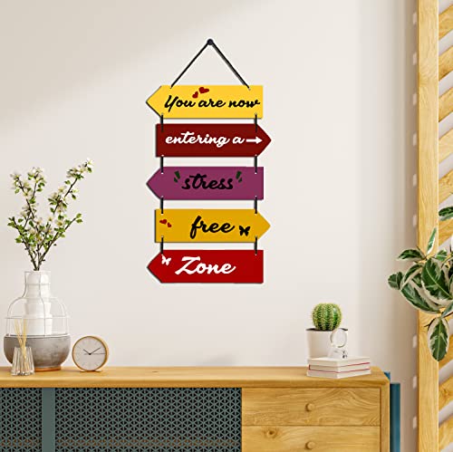 Image of EXPLEASIA Decorative Wall Hanging Wooden Art Decoration Item for Home Office Living Room Bedroom Decoration Items Home Decor Gift Items (You are now)