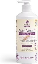 AproDerm® Colloidal Oat Cream 500ml Pump – Paraffin Free, Vegan, 2-in-1 Moisturiser and Soap Substitute for Dry Skin, Eczema, Dermatitis and Psoriasis