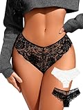 OPIBOO Cute Underwear for Women Seamless Soft Panties Ladies Sexy Bikini Lightweight Cheeky Hipster Multi, M