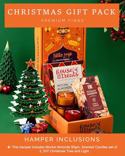 Image of HyperFoods Christmas Hampers For Gifting New Year Gifts For Friends Christmas Hamper Gift Box Chocolates New Year Gift Pack Gift for Brother Newyear Gift Hamper Chocolate Gift Pack