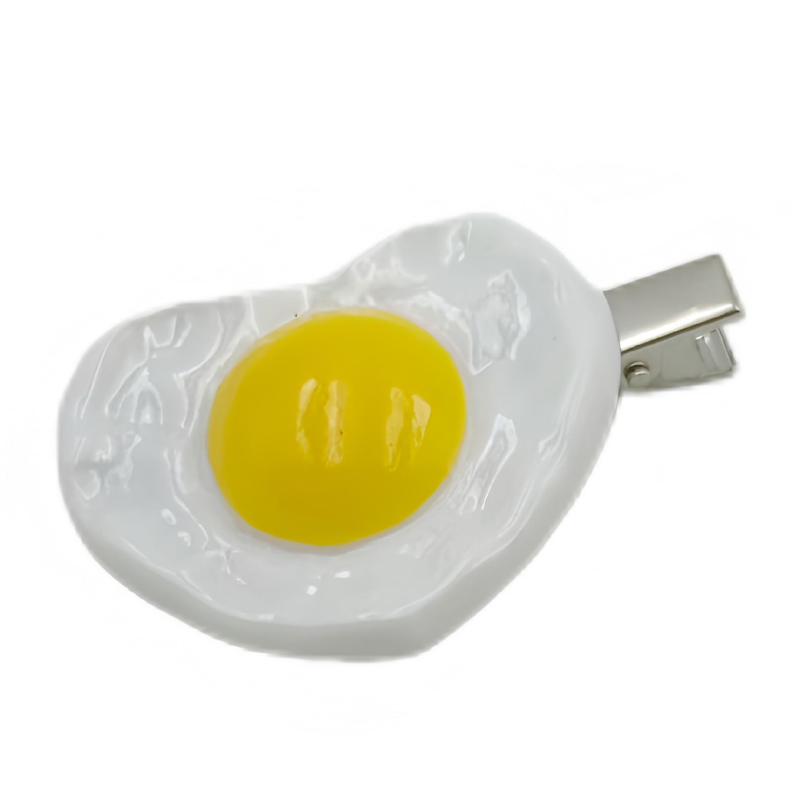 YUXITA Cartoon Fried Eggs Heart Hair Clip Creative Accessory For Women Girls Party Daily Use