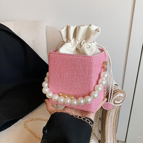 Fashionable PU Bucket Bag for Women Versatile Handbag with Detachable Strap4