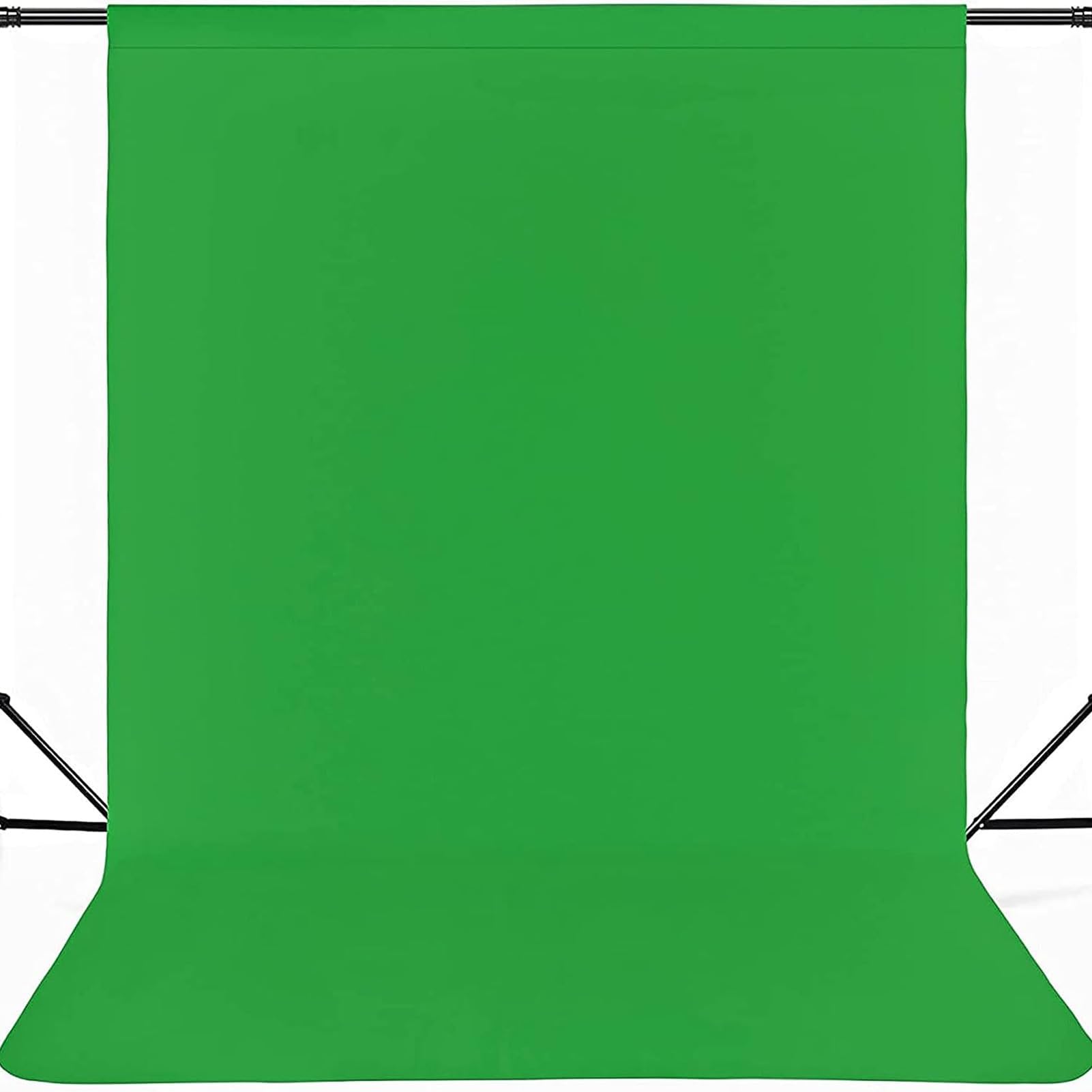 Tło portretowe 3x5m, tło do zdjęć kurtyna zielona, ​​tło dla fotografii, szyta kieszeń na pręt grubsza, do fotografii, sesja zdjęciowa, nagrywanie wideo, Studio
