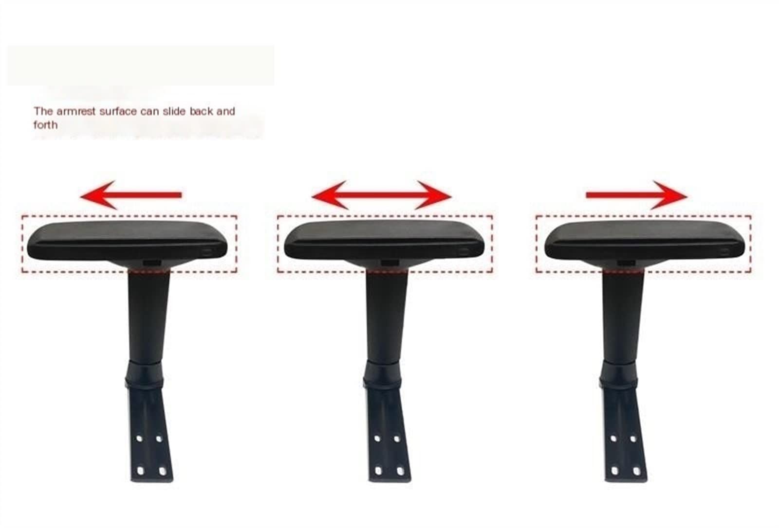 BORSAD Gamingstoel Racestoel 2D 3D 4D Armsteun Vervangende Onderdelen(2D 4 holes,Een