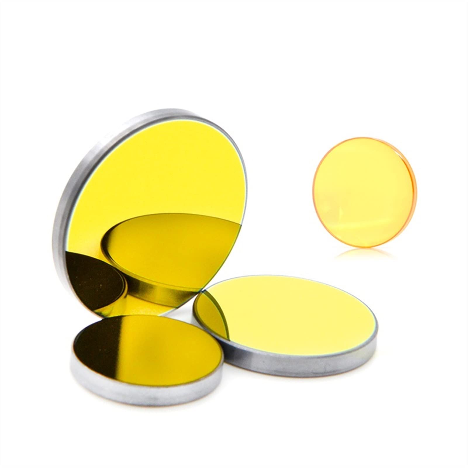 CO2 USA CVD ZnSe Lens Dia.18 19.05 20mm 3Pcs Si or Mo Reflect Mirror for Co2 Laser Engraving and Cutting Machine(SI 20x3mm 3Pcs,19MM 1PCS_76.2MM)
