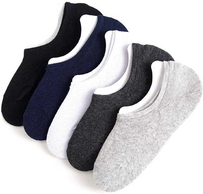 72% Cotton, 20% Polyester, 5% Nylon, 3% Elastane Comfortable Peds/Footie/No-Show Socks For Men & Women (Pack of 6, Freesize)-image-5