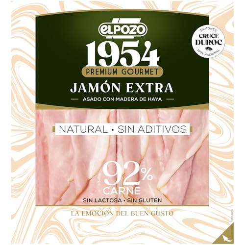 ElPozo 1954 Jamón Asado Con Madera de Haya 92% carne
