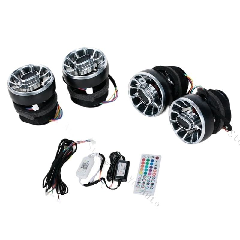 Grille ventilation voiture Smart : kit 4 pièces, accessoires d'aération et de décoration intérieure