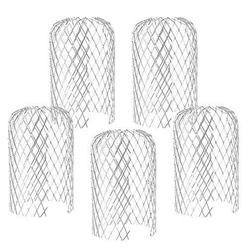 Binjor 5 Piezas Filtros del Canalón Aluminio Expandible 3 Pulgadas para Exteriores...