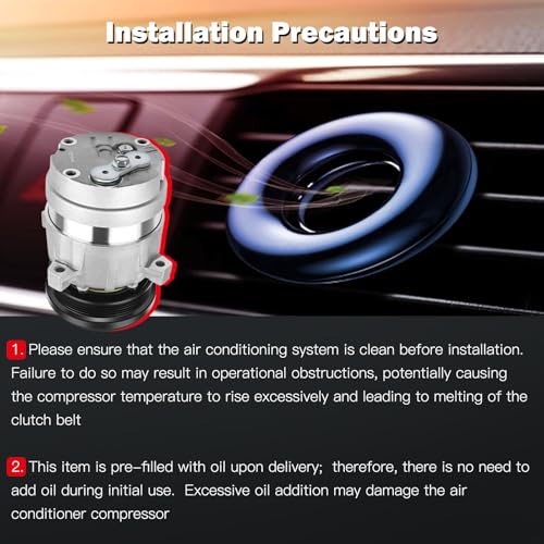 Image of cciyu Air Conditioning Compressor for Chevrolet Impala Lumina Monte Carlo