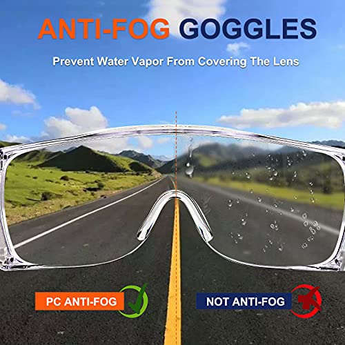 Johiux 4 Pezzi Occhiali Protettivi,Occhiali