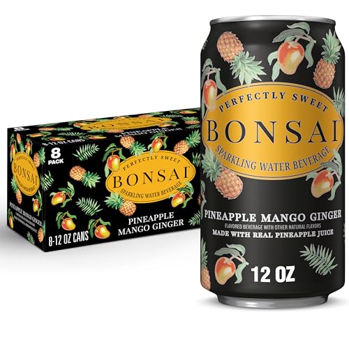 Bonsai Mango Pineapple Ginger Sweetened Sparkling Water