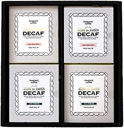 Amazon イノセントコーヒー ドリップバッグギフト4点セット Tokyo Sakukraカフェインレス ギフト プレゼント カフェインレス 出産祝い 内祝い おしゃれ スペシャルティ コーヒー 最高級 デカフェ 国内加工 ドリンク 飲料 飲み物 珈琲 こーひー 焙煎士 こだわり