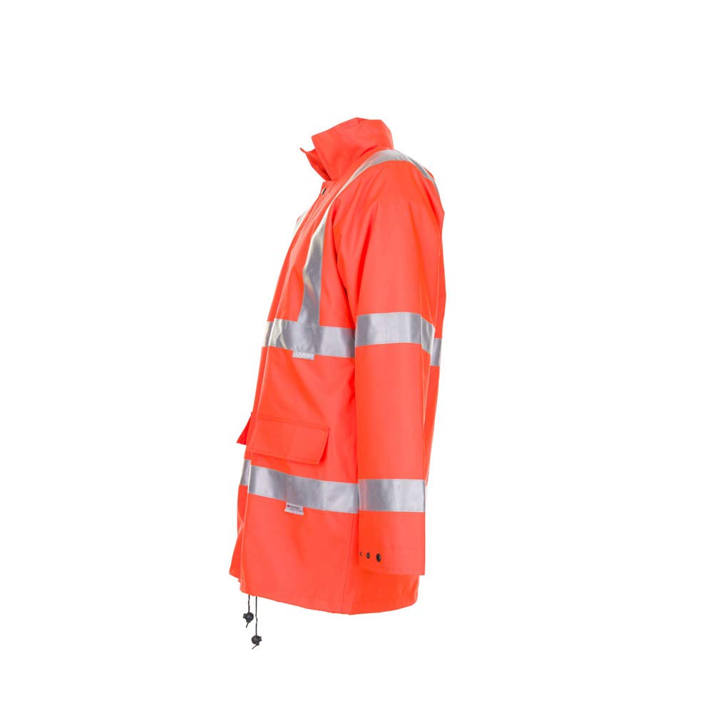 Planam Parka "Ochrona ostrzegawcza" rozmiar S w kolorze pomarańczowym Uniseks Ochrona ostrzegawcza (1 w zestawie)