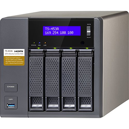 QNAP TS-453A-4G 4 Bay Desktop NAS Gehäuse mit 4GB RAM