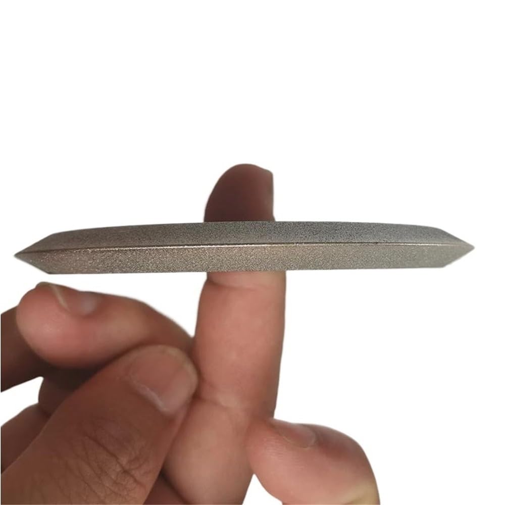 Muela de diamante de doble bisel, 70/100/125/150 mm, for afilar hojas de sierra con punta de carburo, 1 unidad (100 mm x 20 mm x 45 x 200 mm)(150MMX32MMX60X400)