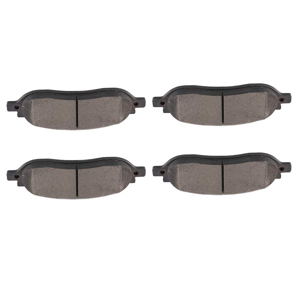 cciyu D1068 Ceramic Rear Brake Pad Set Fit For 2005-2007 For Ford For F-250 Super Duty,2005-2007 For Ford For F-350 Super Duty