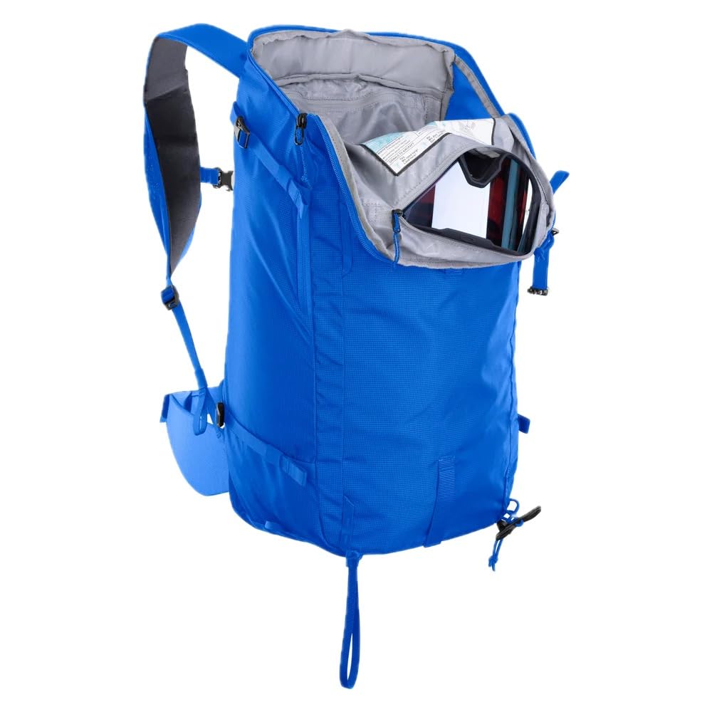 Plecak turystyczny EVOC SUMMIT 30, plecak (plecak sportowy z ergonomicznym systemem nośnym, wysokiej jakości plecak trekkingowy z praktycznymi przegrodami), Royal Blue