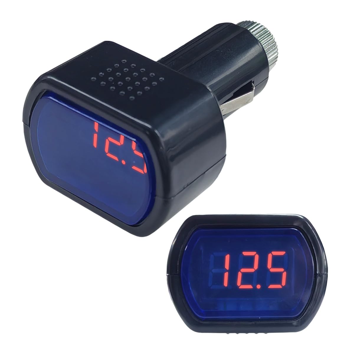 Auto Digitaluhr Mit Temperatur & Voltmeter - Batterie Monitor