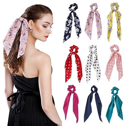 UKCOCO Haargummis Für Haustiere - 20 Stück Mit Schleifen | Bunte Haaraccessoires Für Hunde & Katzen