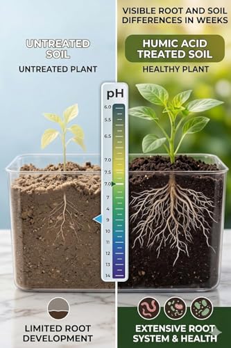 Image of SDF India HumicBoost Humic Acid Granules 5 Kg | Organic Soil Conditioner for Plants | Enhances Root Growth, Improves Soil Fertility & Nutrient Absorption | Ideal for Gardening, Farming & Potted Plants