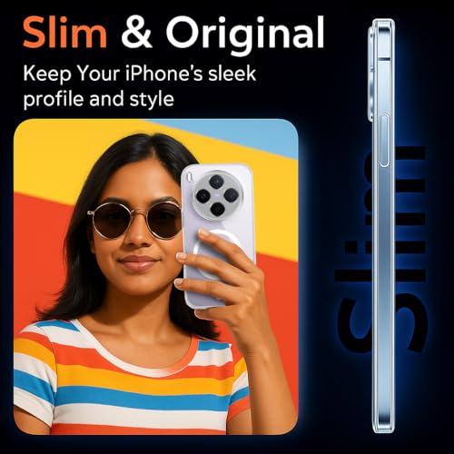 Image of Jkobi Lifetime Anti-Yellow MagSafe Compatible Clear Back Cover Case for Vivo X300 5G (Sleek Hard Crystal | Shockproof and Camera Protection)