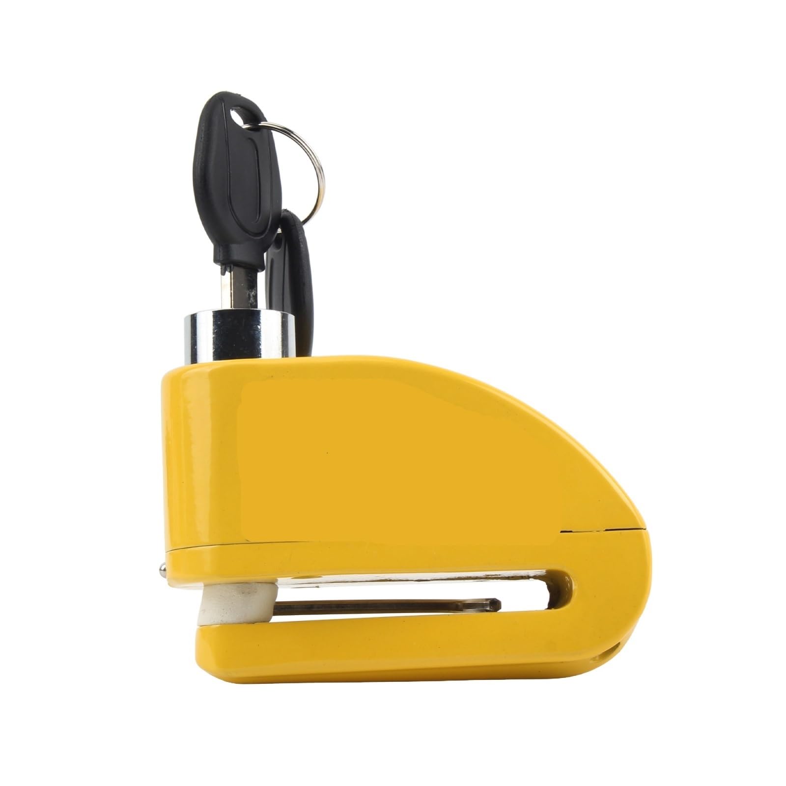 Motorcycle Handlebar Lock Motorcycle Disc Brake Alarm Lock Scooter Anti-Theft Remind Security Aluminum Alloy Motorbike Lock Security(Orange)