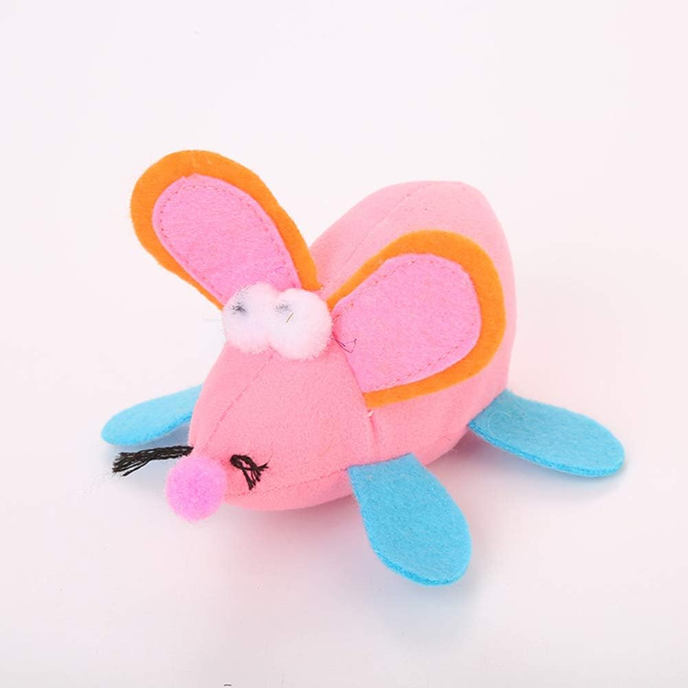 tiansiangjjeu Gatos Juguetes Catnip Ratones Diseño Vibrador ...